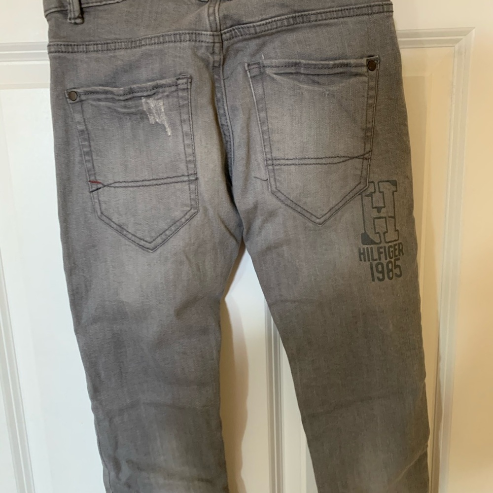 Boys size 8 grey slightly distressed brand jeans